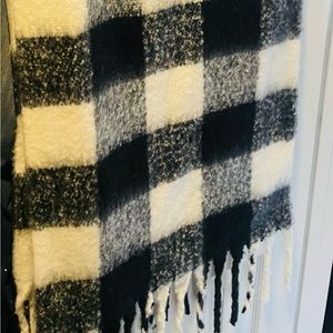 By Giuliana Rancic oversized fringed scarf